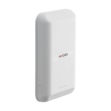 Logo trade promotional products picture of: Force Magnetic RCS Recycled Wireless Powerbank 5000