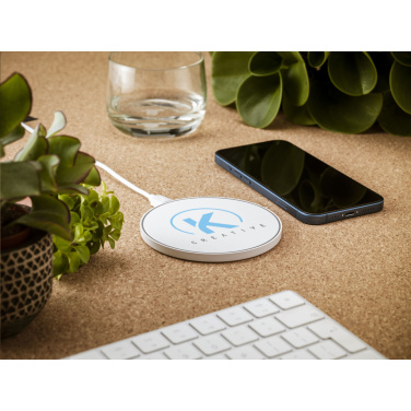 Logotrade corporate gifts photo of: Coil RCS Recycled Wireless Charger