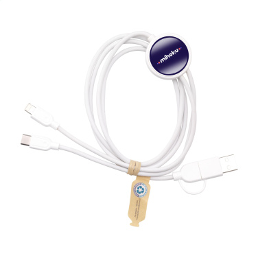 Logo trade promotional gift photo of: Charging Cable RCS Recycled ABS-TPE