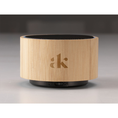 Logotrade business gifts photo of: Wave Bamboo Wireless Speaker