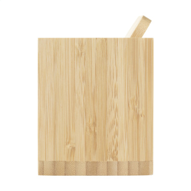 Logotrade corporate gifts photo of: Bamboo Boss 15W charger/pen holder