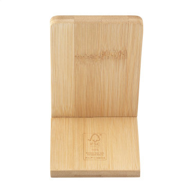 Logotrade promotional gift picture of: Miyo Bamboo Phone Stand