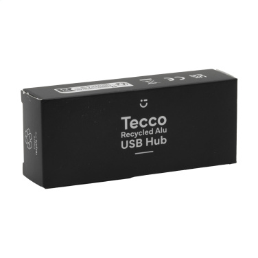 Logo trade promotional giveaways picture of: Tecco GRS Recycled Alu USB Hub