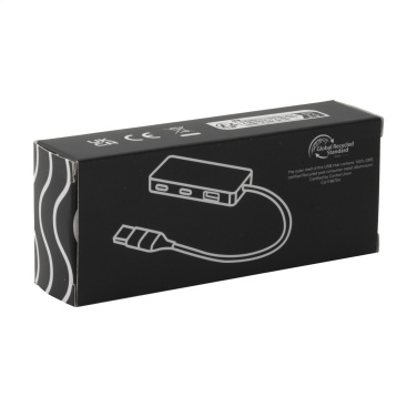 Logotrade promotional item image of: Tecco GRS Recycled Alu USB Hub