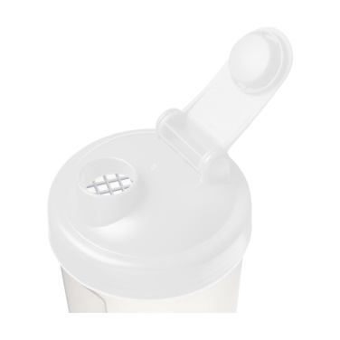 Logo trade promotional merchandise image of: Shaker Protein 600 ml drinking cup