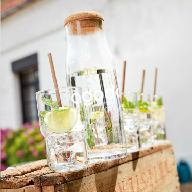 Logo trade business gifts image of: Algarve Carafe 1 L with a cork cap