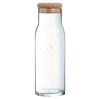 Logo trade corporate gift photo of: Algarve Carafe 1 L with a cork cap