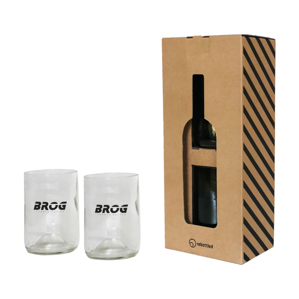 Logo trade advertising products picture of: Rebottled® Tumbler 2-pack drinking glass