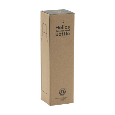 Logo trade promotional products image of: Helios RCS Recycled Steel Bottle 470 ml