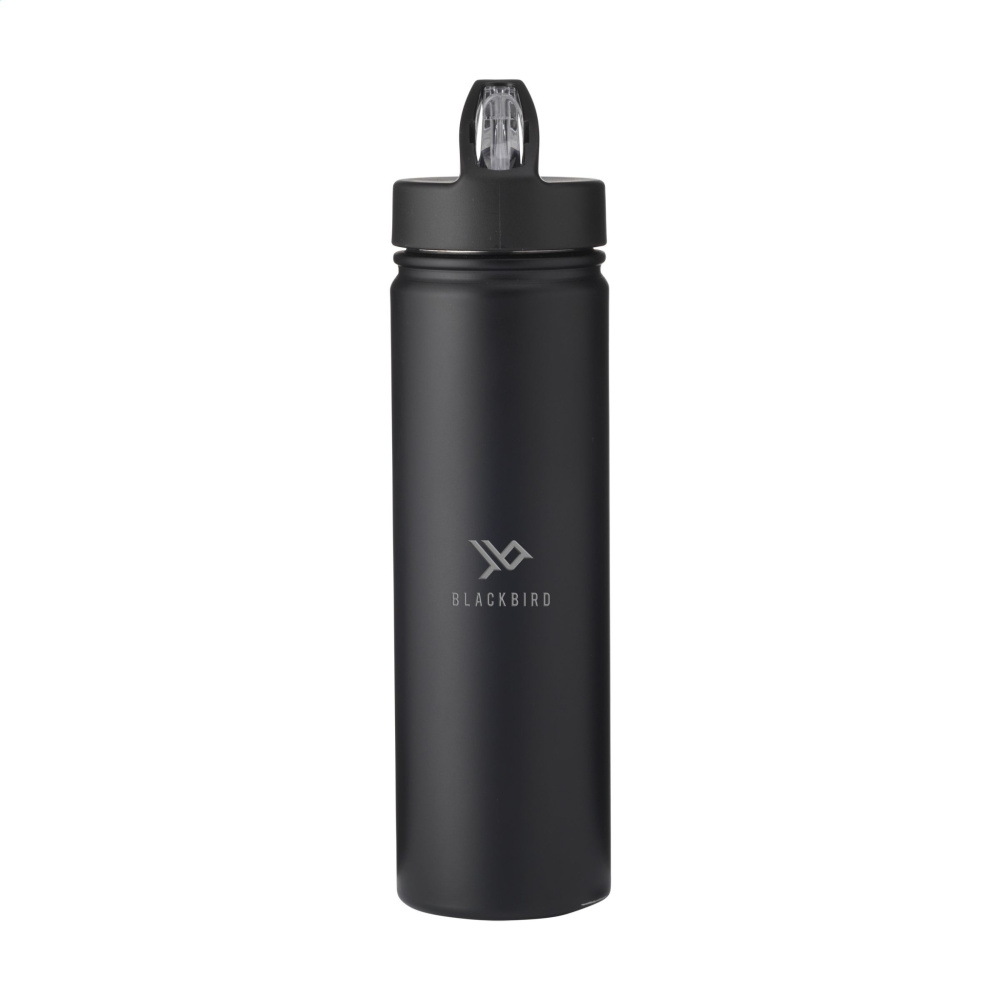 Logo trade promotional merchandise photo of: Flask RCS Recycled Bottle 500 ml thermo bottle