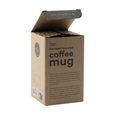 Logotrade promotional item picture of: Re-Steel RCS Recycled Coffee Mug 380 ml thermo cup