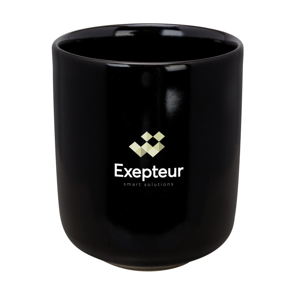 Logo trade advertising products picture of: Cadiz Black 350 ml drinking cup