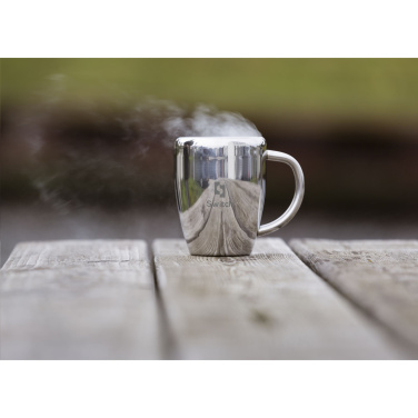 Logo trade promotional merchandise photo of: SteelMug RCS Recycled Steel 220 ml