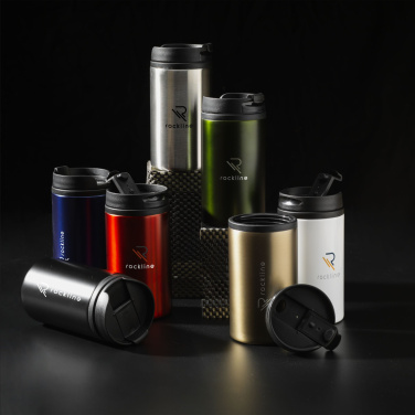 Logo trade promotional item photo of: Thermo Can RCS Recycled Steel 300 ml thermo cup