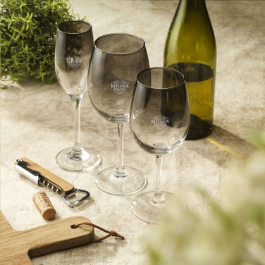 Logo trade corporate gifts picture of: Smokey Wine Glass 465 ml