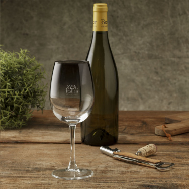 Logo trade promotional merchandise image of: Smokey Wine Glass 360 ml