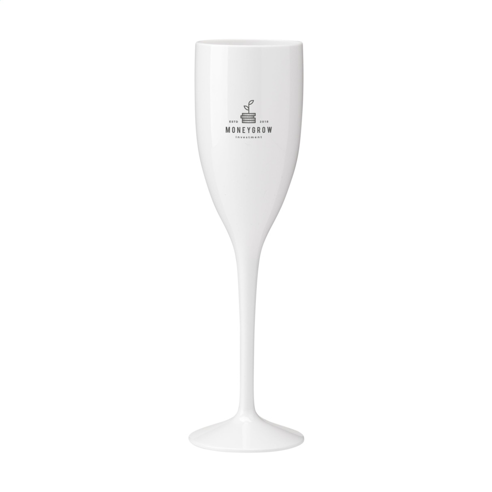 Logo trade promotional giveaway photo of: Lunaire Reusable Champagne Glass 150 ml
