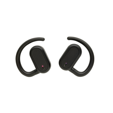 Logo trade promotional giveaways picture of: Fitsound RCS recycled plastic open ear TWS earbuds