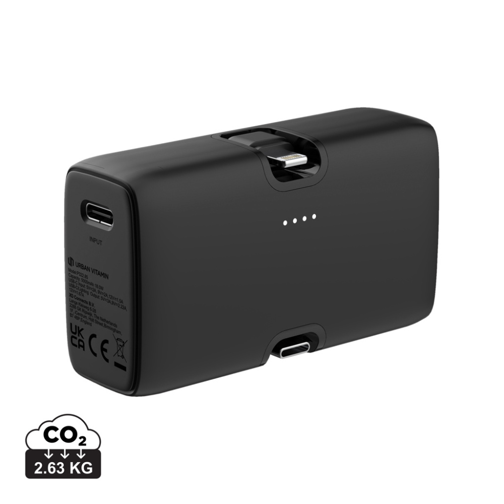 Logotrade business gift image of: Urban Vitamin Los Angeles RCS rplastic 20W PD powerbank