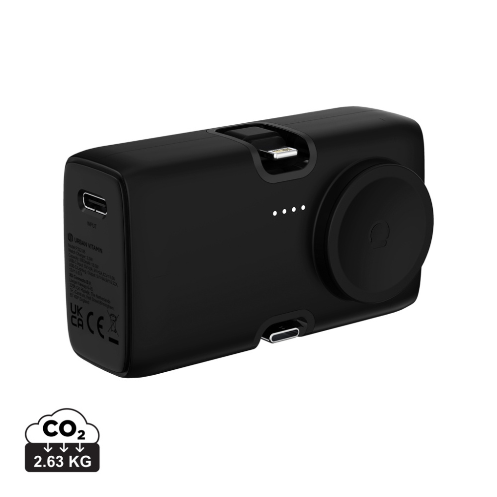 Logo trade promotional products picture of: Urban Vitamin San Diego RCS rplastic 20W PD powerbank