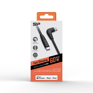 Logotrade promotional giveaway image of: DATA TRANSFER CABLE Boost Link Nylon LK50CL Type C Lightning