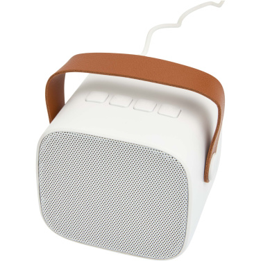 Logo trade promotional items image of: Diya 3W wireless recycled plastic speaker