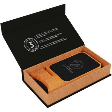 Logotrade corporate gifts photo of: SCX.design W16 10W light-up wireless wooden stand