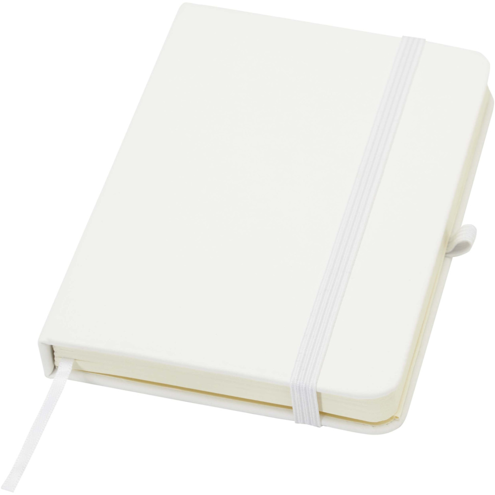 Logo trade promotional giveaways picture of: Spectrum Plus A6 hard cover notebook