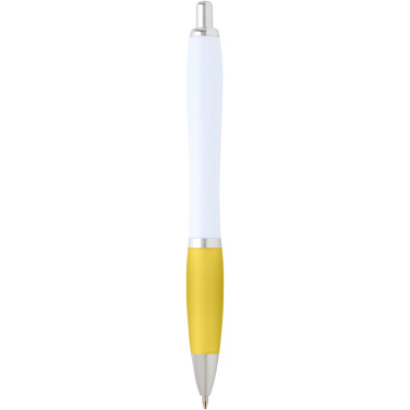 Logo trade promotional item photo of: Nash recycled plastic ballpoint pen (blue ink)