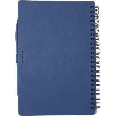 Logo trade promotional items picture of: Slate reusable soft cover notebook and pen set (black ink)