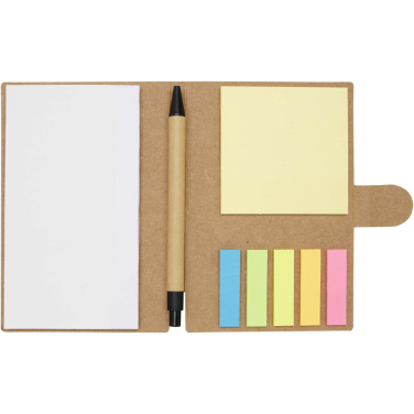 Logotrade promotional item picture of: Swift sticky notes booklet with ballpoint pen (black ink)