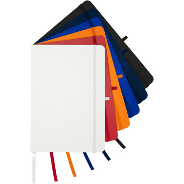 Logotrade promotional merchandise photo of: Teak A5 recycled hard cover notebook with lined pages