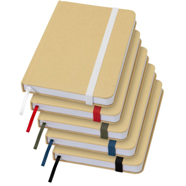 Logotrade promotional giveaways photo of: Reed A6 recycled hard cover notebook with plain pages