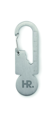 Logo trade advertising products picture of: Multifunctional key ring token