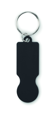 Logo trade promotional giveaways picture of: Key ring with trolley token