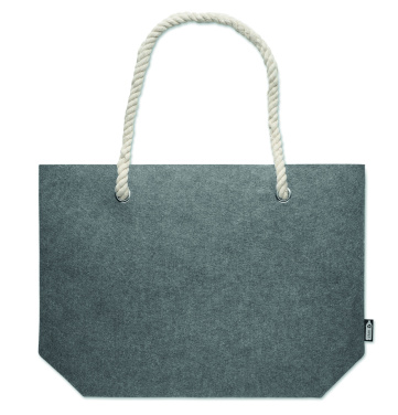 Logotrade promotional product picture of: RPET felt beach bag