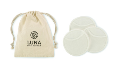 Logo trade promotional item photo of: Reusable face cleaning pad set