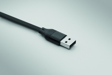 Logotrade business gift image of: 60W cable keyring recycled ABS