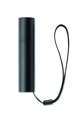 Logo trade promotional merchandise image of: Aluminium rechargeable torch