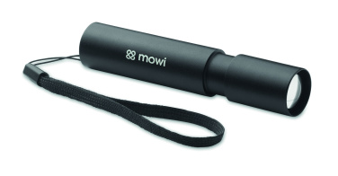 Logo trade business gifts image of: Aluminium rechargeable torch