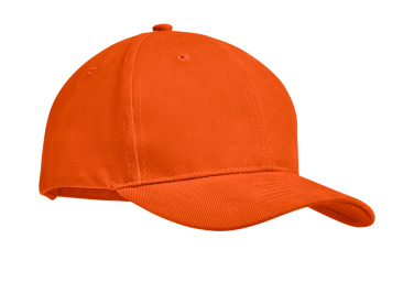 Logo trade promotional giveaway photo of: Brushed heavy cotton 6 panel Ba