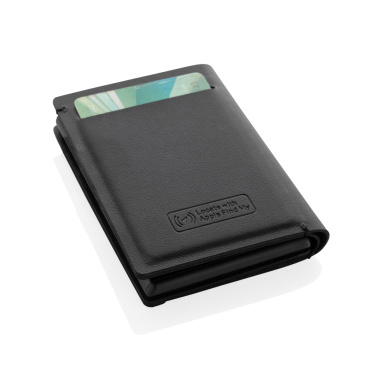 Logotrade promotional item picture of: Seekcard RCS rpolyester card wallet with worldwide locating