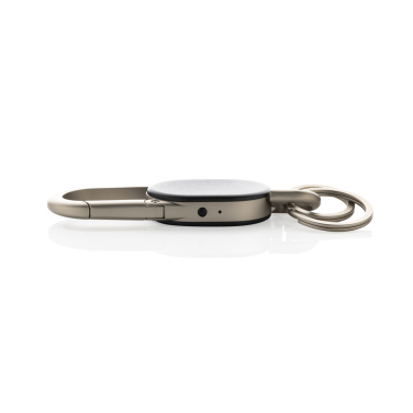 Logo trade promotional gifts image of: Keyfinder keychain with worldwide locating and USB C