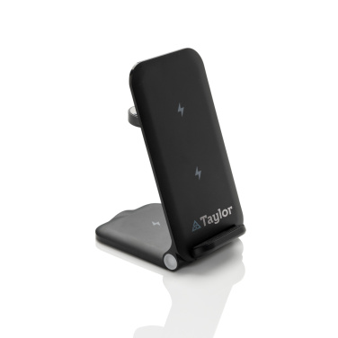 Logotrade promotional item picture of: Powerpal 3 in 1 RCS recycled plastic 15W charger