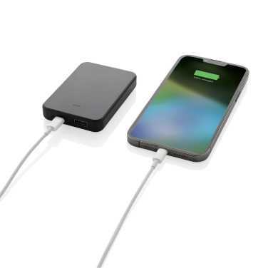 Logo trade promotional product photo of: Boostcore RCS recycled plastic powerbank 5.000mAh with USB C