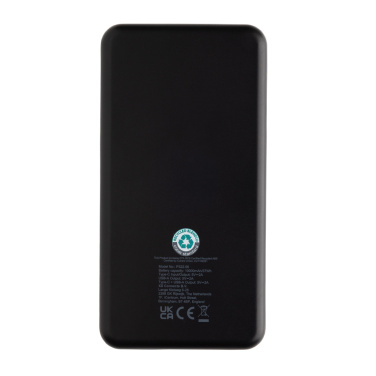 Logo trade promotional products image of: Boostcore RCS recycled plastic powerbank 10.000mAh USB C