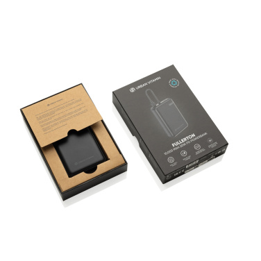 Logo trade promotional gifts image of: Urban Vitamin Fullerton RCS recycled 10,000 20W PD powerbank