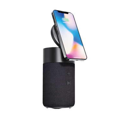 Logo trade corporate gift photo of: Urban Vitamin Anaheim RCS recycled 10W speaker 15W charger