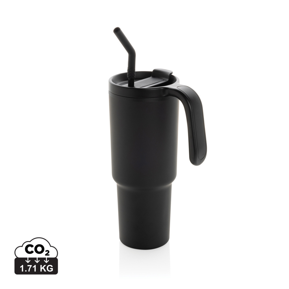 Logotrade promotional merchandise photo of: Graphic 360 RCS certified recycled steel tumbler 900ml