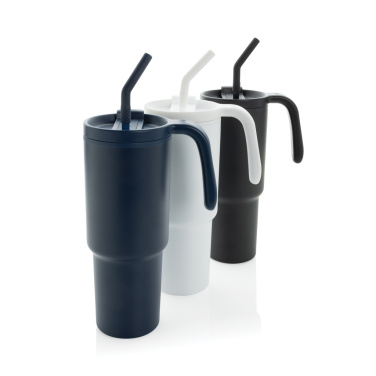 Logo trade promotional merchandise picture of: Graphic 360 RCS certified recycled steel tumbler 900ml